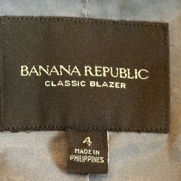 Banana Republic | Gray Classic Blazer, Size 4 - Picture 5 of 9